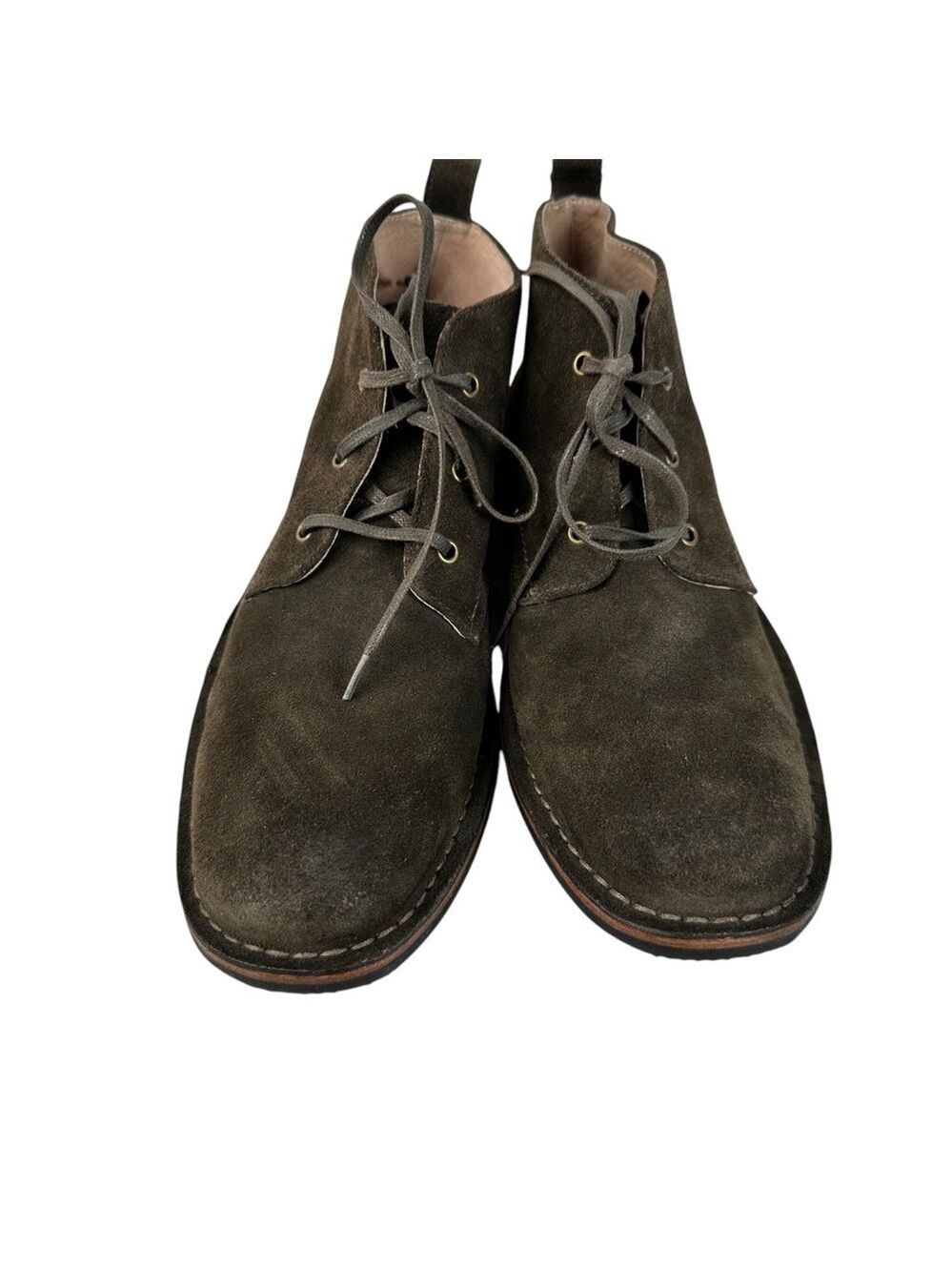 Andrew Marc Dorchester Brown Suede Chukka Boots Lace Up Ankle Men 10.5
